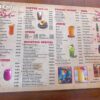 cafe drink menu